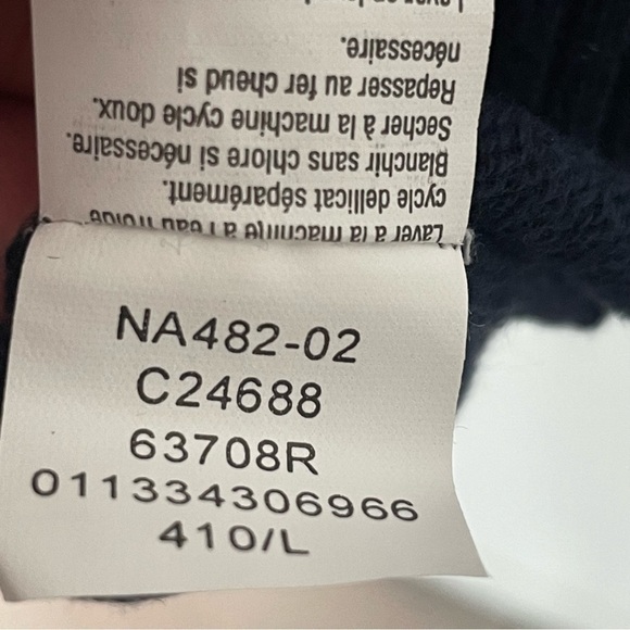 𝅺Chaps Navy Blue V-Neck Sweater Vest in Size Large - Picture 7 of 13